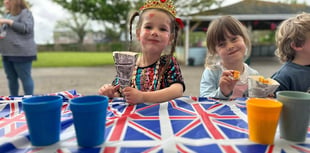 Schoolchildren enjoy special celebrations for the King's Coronation