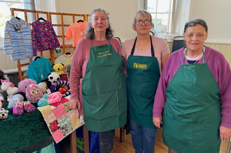 Some of the organisers of Helston Country Market, which will close at the end of the month