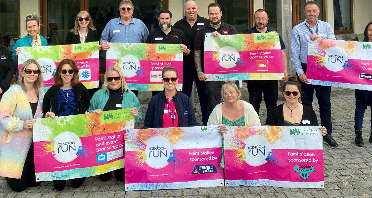 The businesses supporting this year’s Children’s Hospice South West’s Rainbow Run