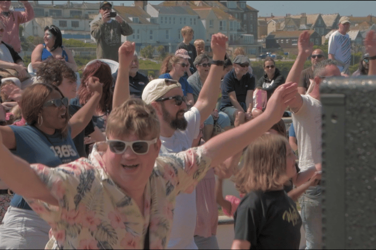 Connecting on the court in Newquay