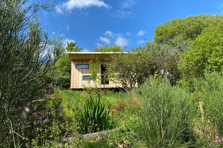 The building which was refused planning permission on land owned by Jack Lindsay, who says it is not a holiday home