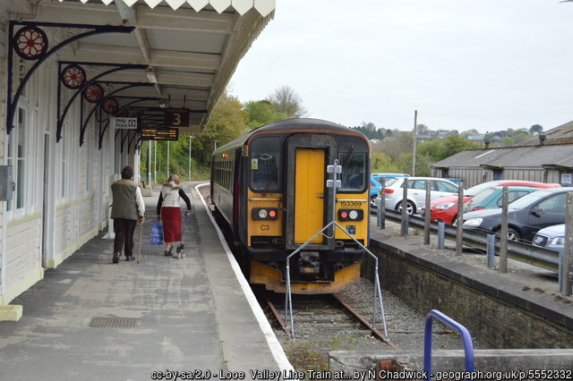 Looe Valley Line train at Liskeard