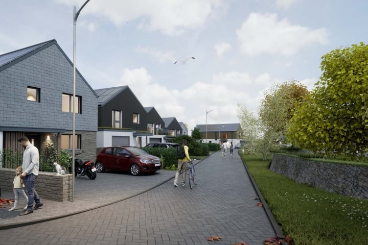 How part of the new development at Trevarrian could look 