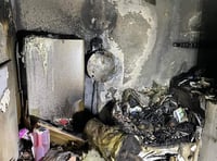 Residents escape flat fire in Newquay town centre 