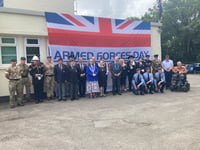 Armed Forces Day Community Flag Relay reaches Truro on Reserves Day


