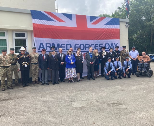 Armed Forces Day Community Flag Relay reaches Truro on Reserves Day

