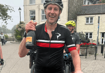 Matt cycles the height of Everest for charity