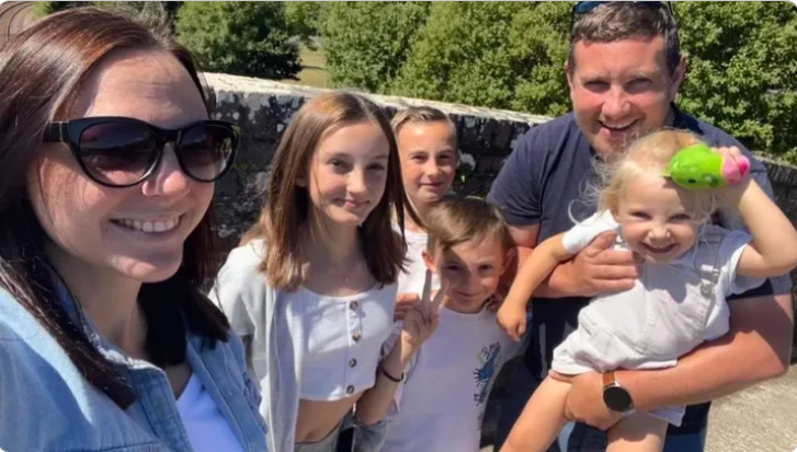 Ryan Maker with his family