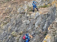 Coastguard scrambled following reports a dog walker fell from cliff 