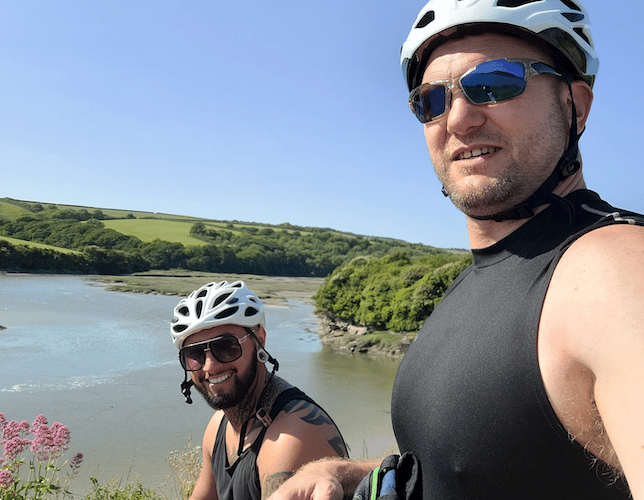 Nathan Hayes will be cycling with Matt Ishtarr