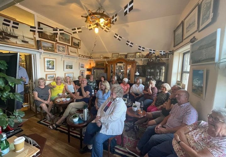 The heritage talk at Newquay Museum