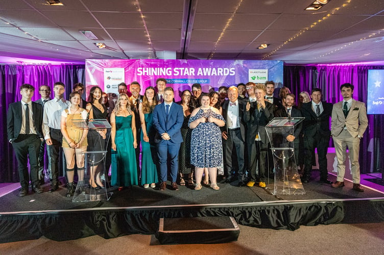 Students from across the Cornwall College Group were rewarded at the Shining Star awards