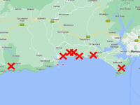 Sewage pollution alerts for a number of local beaches - live updates