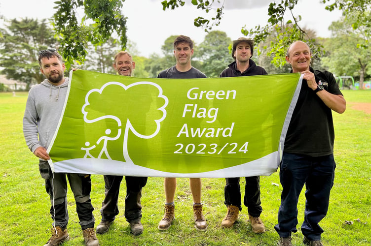 Camborne Recreation Ground has picked up a Green Flag Award