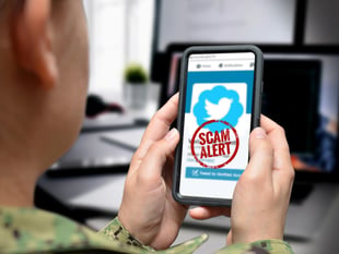 Text message scam warning
