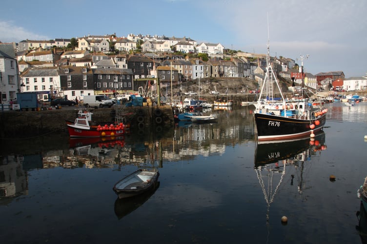 Fishing boats at Mevagissey