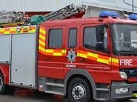 Fire crew scrambled after trailer discovered ablaze 
