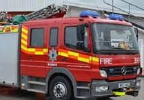 Fire crew scrambled after trailer discovered ablaze