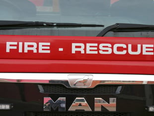 Firefighters rescue woman and dogs after car gets stuck in flood water