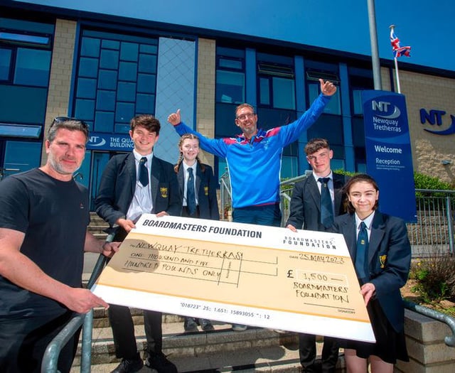 Boardmasters swell the coffers of projects to the tune of £140,000 