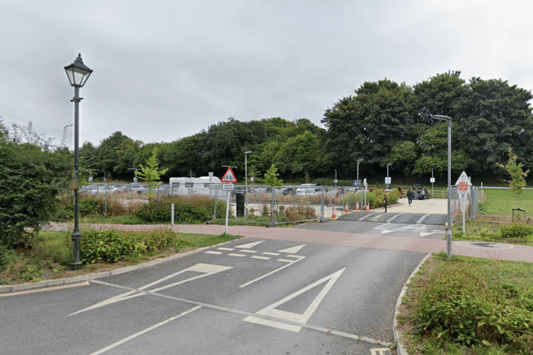 Berrycoombe Car Park in Bodmin