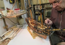 Model ship is on its way to Duchy from Ukraine