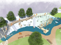 Work starts on children’s adventure play area