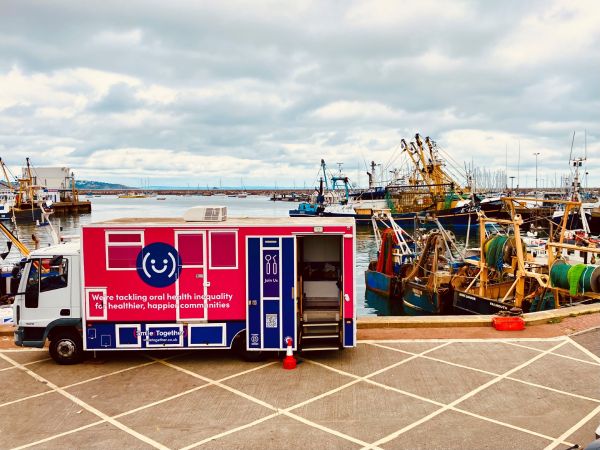 The Smile Together mobile dental unit making port visits last year