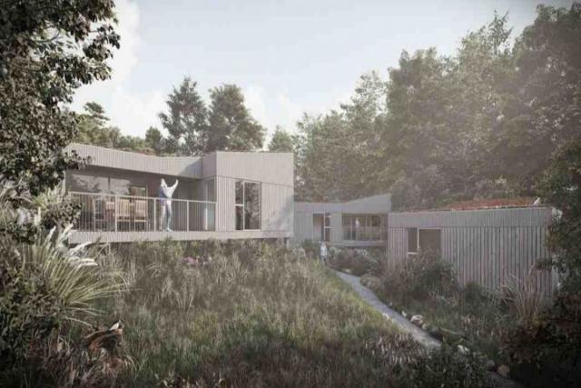 How the lodges could look within the grounds of Porthpean House
