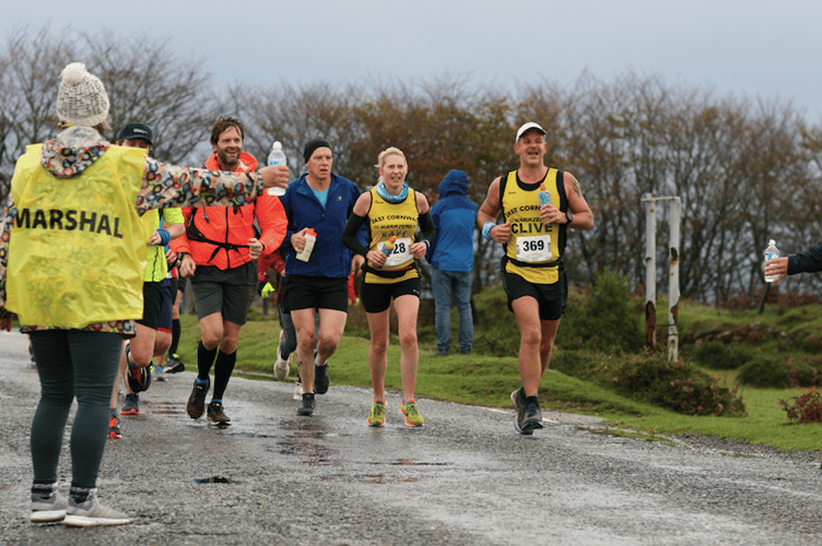 Marshals at the Cornish Marathon