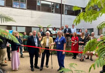 Explorer opens new hospital healing garden