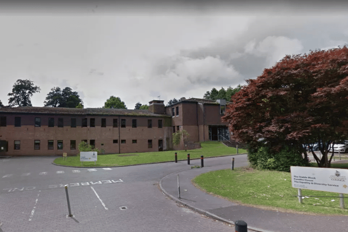 Cornwall Council building on Penwinnick Road, St Austell