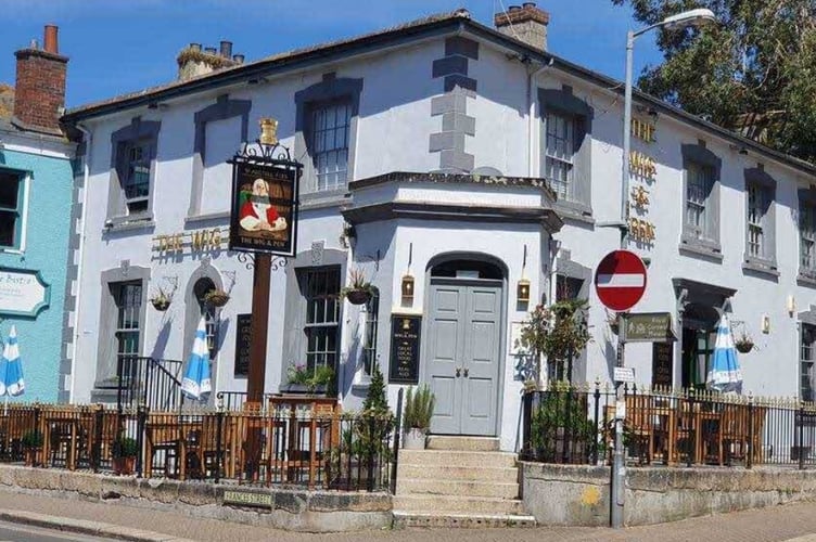The Grade II listed Wig & Pen in Truro