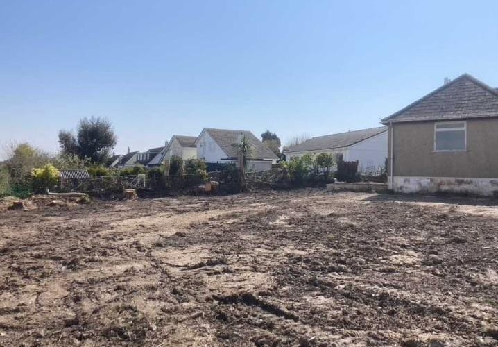 The Carlyon Bay site where Ads Property Enterprises Ltd wants to build three homes