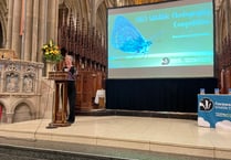 Hundreds pack cathedral for photographic launch