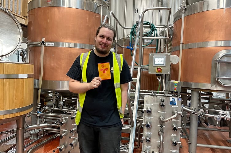 brewery apprentice Joe Baker from Camborne