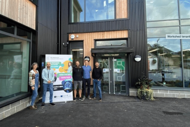 Tenants have moved into the Workshed on the former cattle market site in Liskeard