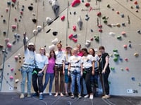 Rock-climbing therapy project receives a helping hand
