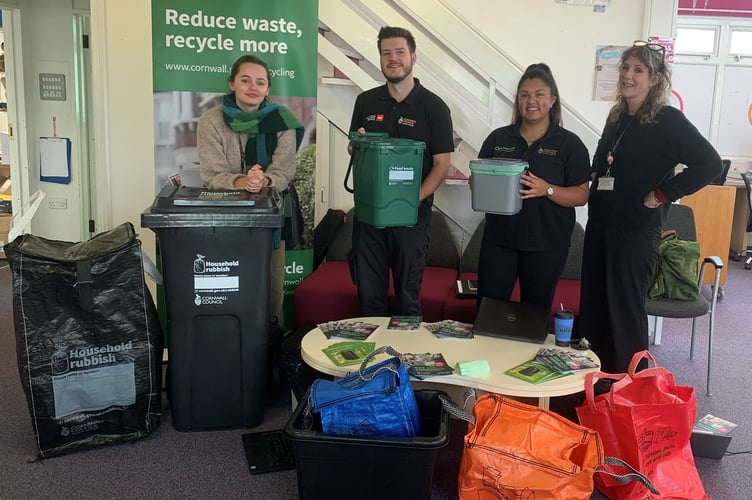 Newquay Library is hosting sessions so that people can find out more about the bin changes