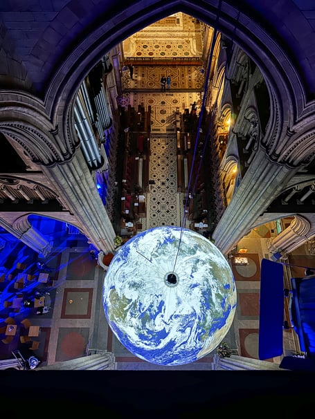 Gaia seen from above on a celestial tour