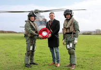 Flying high - poppies to travel by helicopter