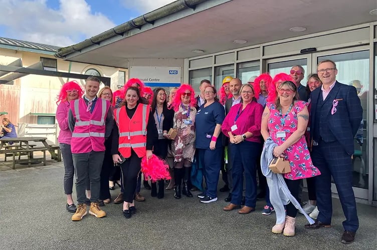 The ceremony to mark the completion of the Mermaid Centre upgrade