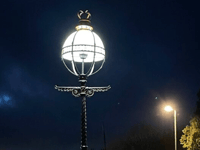 Jubilee Lamp shining again in Cornish village