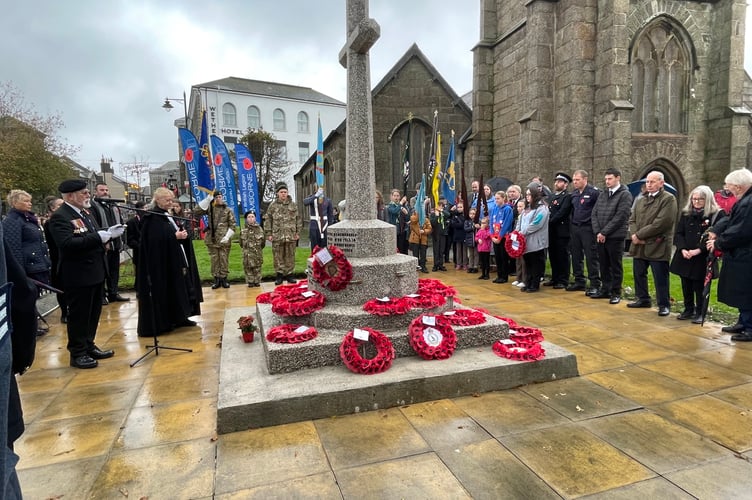 Camborne Remembrance Parade