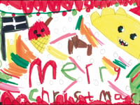 Seven-year-old wins Cornish Christmas card competition