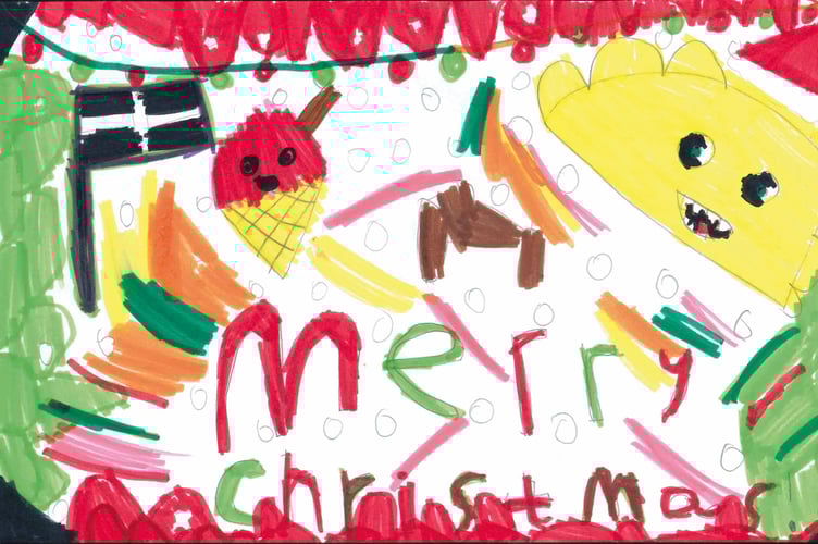 Florence Whitehouse's Christmas Card