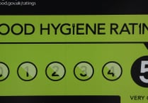 Food hygiene ratings given to two Cornwall establishments