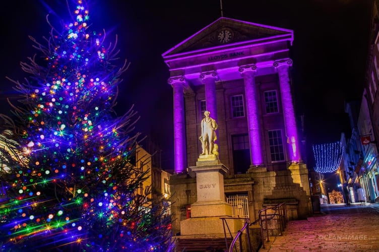 Christmas Lights in Penzance
