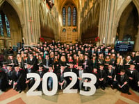 Students enjoy big graduation at cathedral