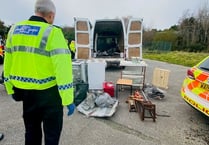 Police operation targets unlicensed waste carriers in West Cornwall